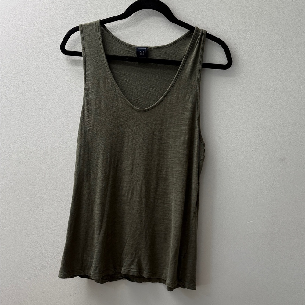 GAP Olive Green Sleeveless Top